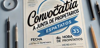 La Convocatoria en una junta de propietarios