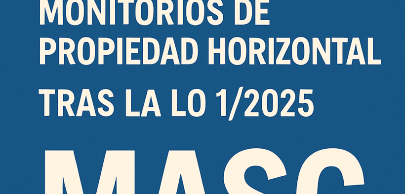 La procedibilidad en los procesos monitorios de propiedad horizontal.Masc