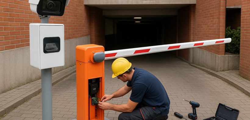 Instalación de barreras automáticas