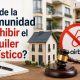 ûede una comunidad de propietarios prohibir el alquiler turístico